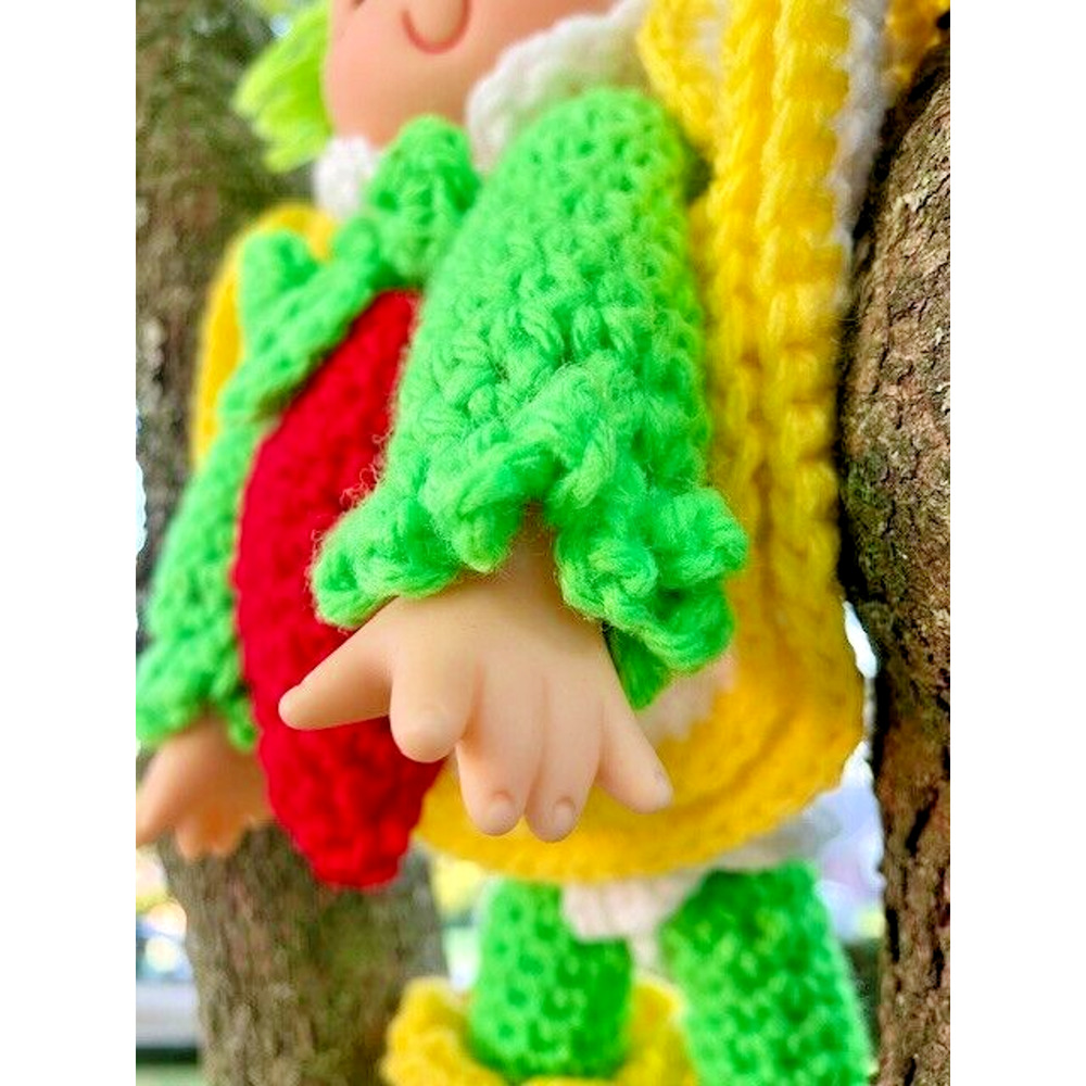 Vintage Ice Cream Doll Crochet Hand Knitted Crafted RARE - Picture 5 of 7